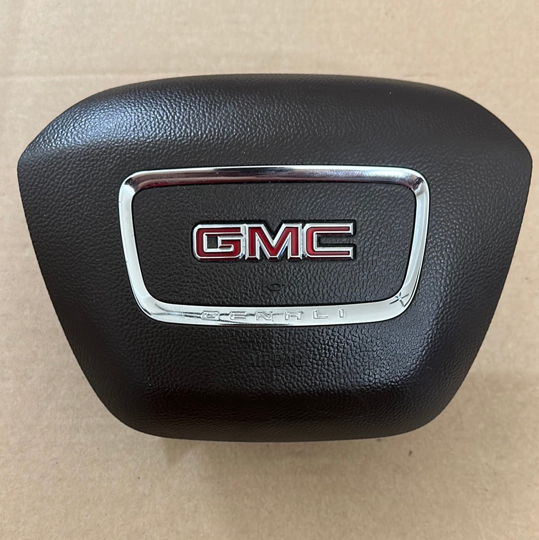 2017 2018 2019 GMC Acadia Steering Wheel Airbag Used OEM Black 2 legs