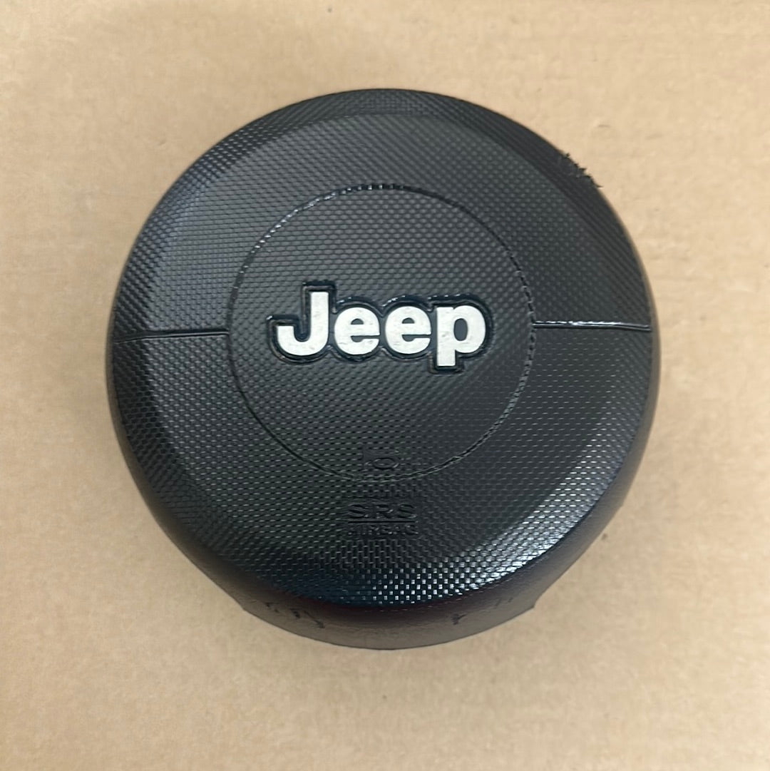 2007 2008 2009 2010 Jeep Wrangler Steering Wheel Airbag Used OEM Brown