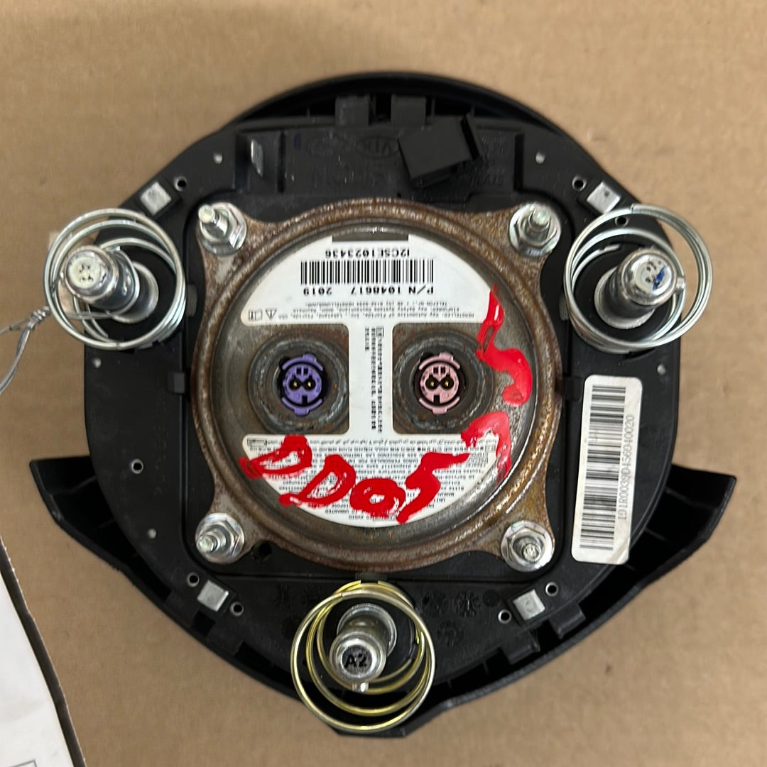 2019 2020 Kia Optima Steering Wheel Airbag Used OEM Black
