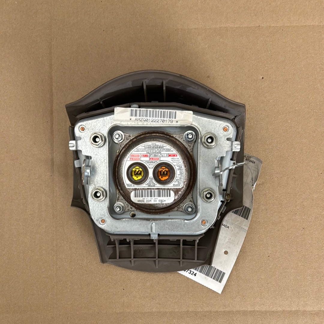 2008 2009 2010 2011 2012 Nissan Titan Armada Steering Wheel Airbag Used OEM Tan