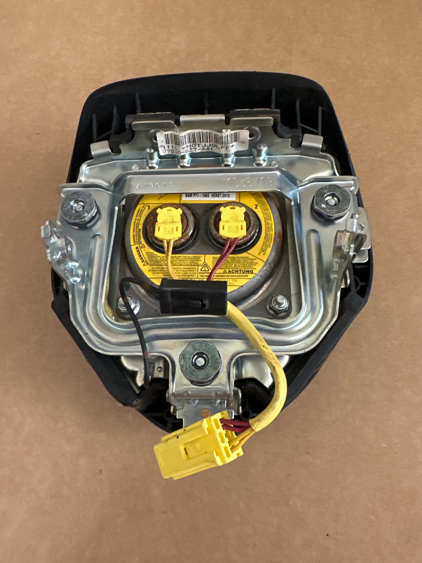 2011 2012 2013 2014 2015 Honda Crz steering wheel airbag used oem black