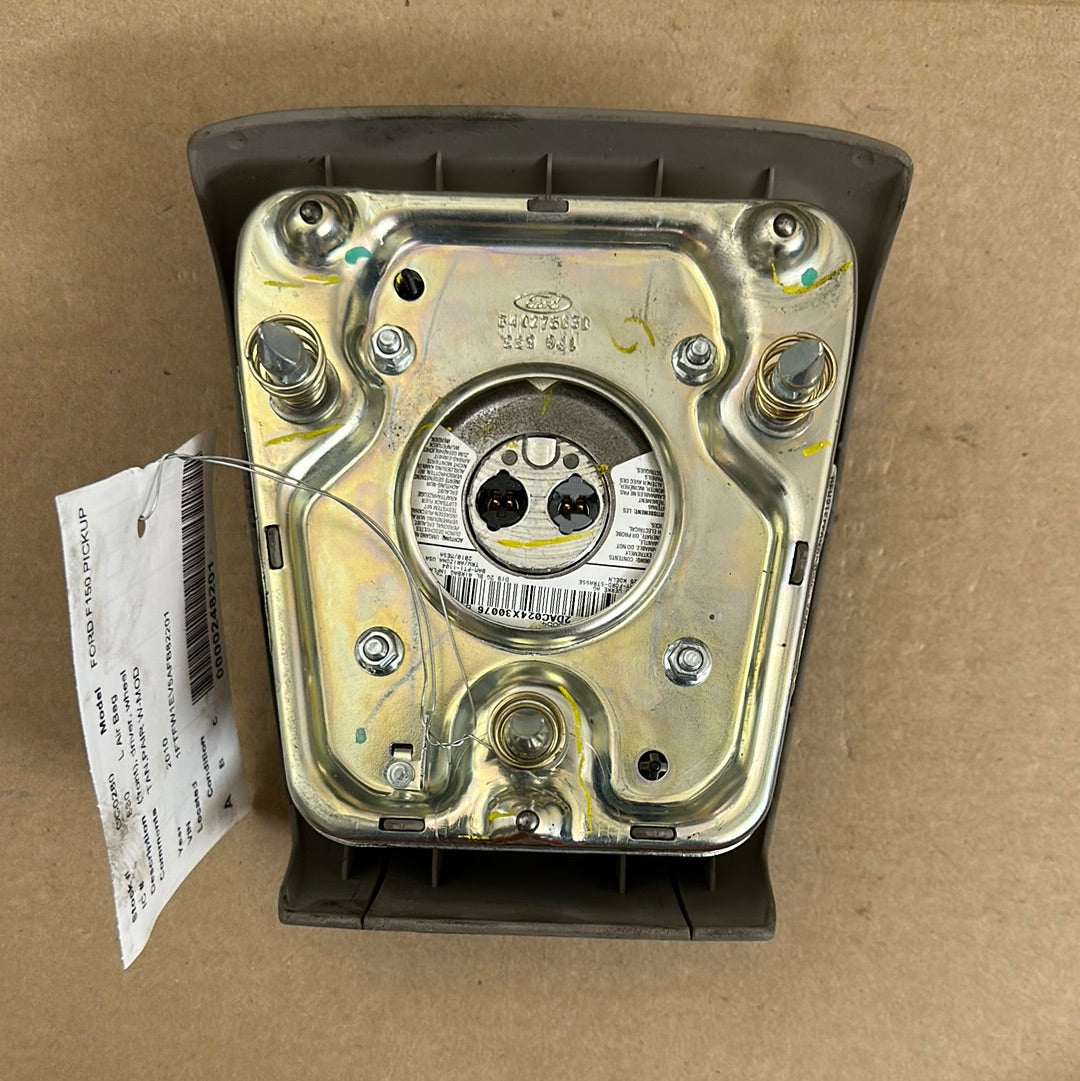 2009 2010 2011 2012 2013 2015 Ford F150 Steering Wheel Airbag Used OEM Tan