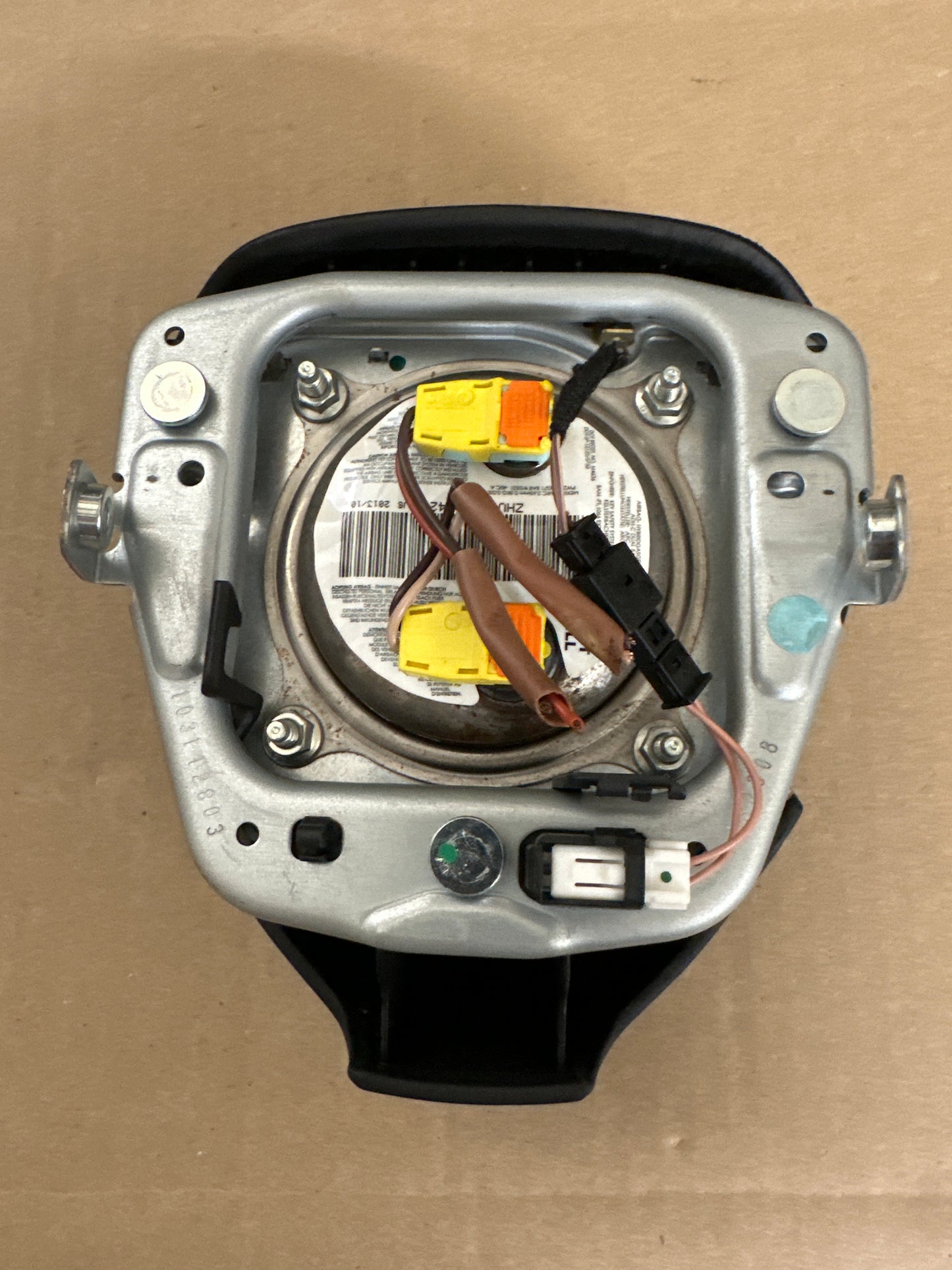 2014 2015 2016 2017 2018 2019 2020 2021 2022 2023 Maserati ghibli steering wheel airbag used oem black