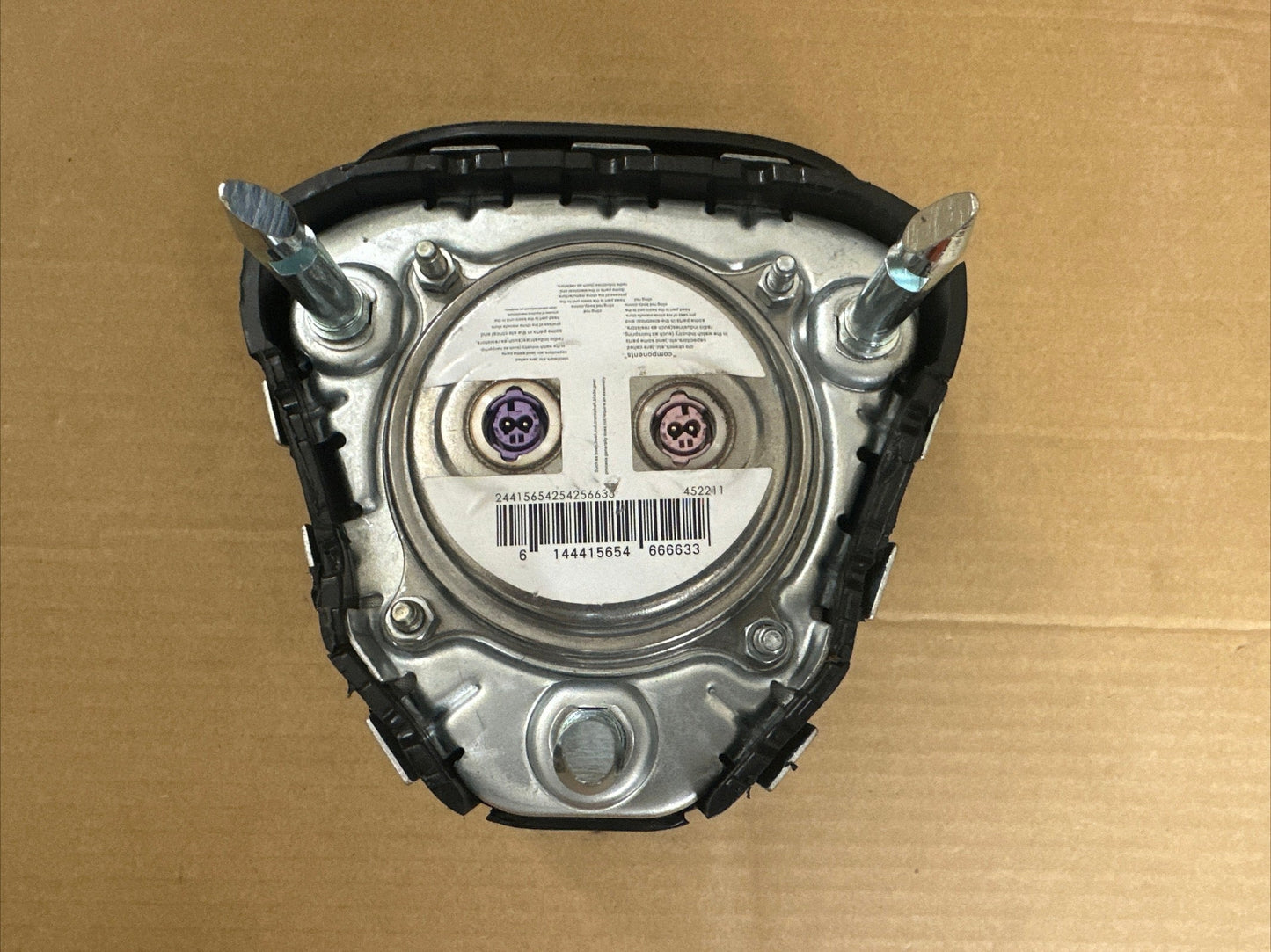 2016 2017 2018 2019 2020 2021 Chevrolet Malibu Driver Side Steering Wheel Airbag Used OEM Black