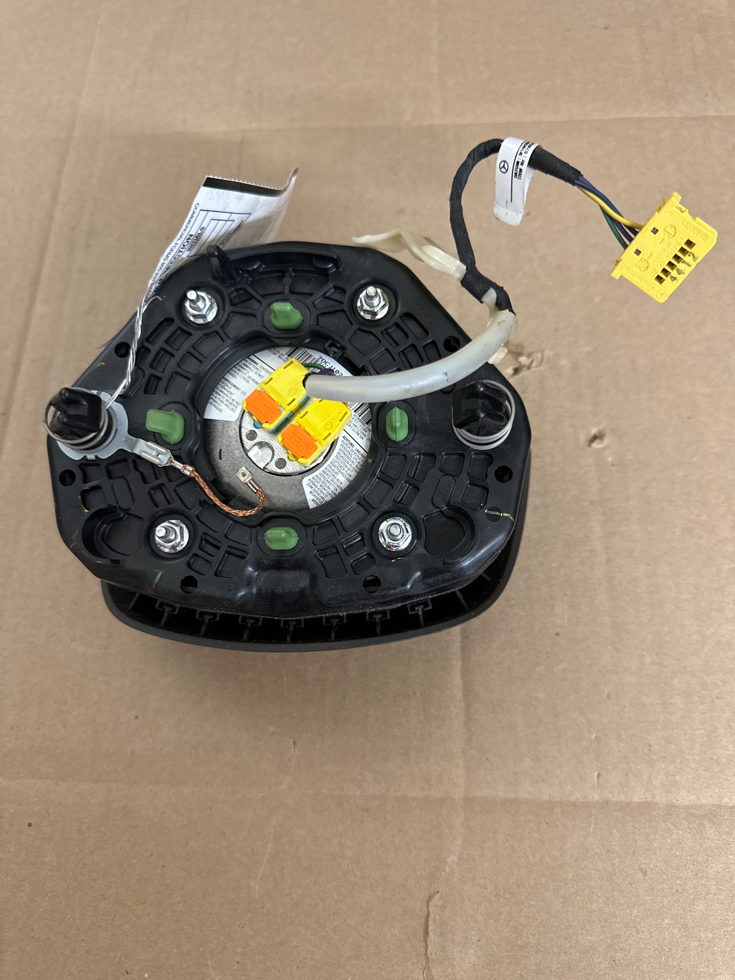 2012 2013 2014 2015 Mercedes ml steering wheel airbag used oem brown