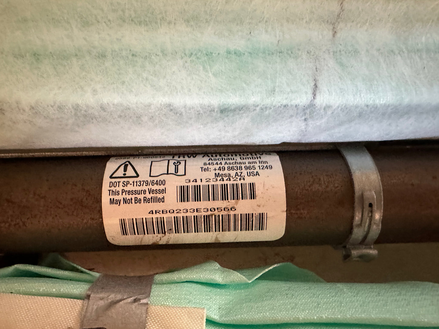 2015 2016 2017 2018 2019 Ford Transit t150 t50 high roof cargo van left side roof Airbag OEM