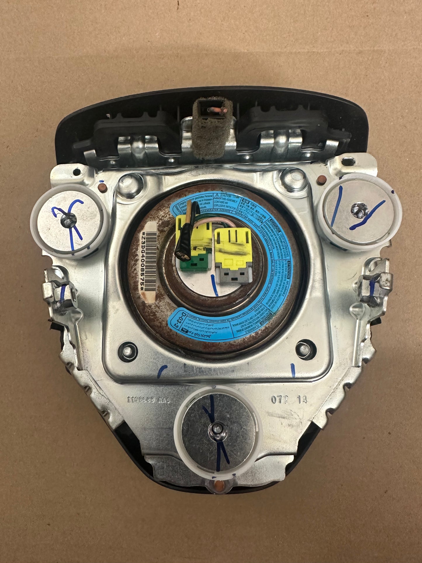 2015 2016 Honda FIT Steering Wheel Airbag OEM Used Black