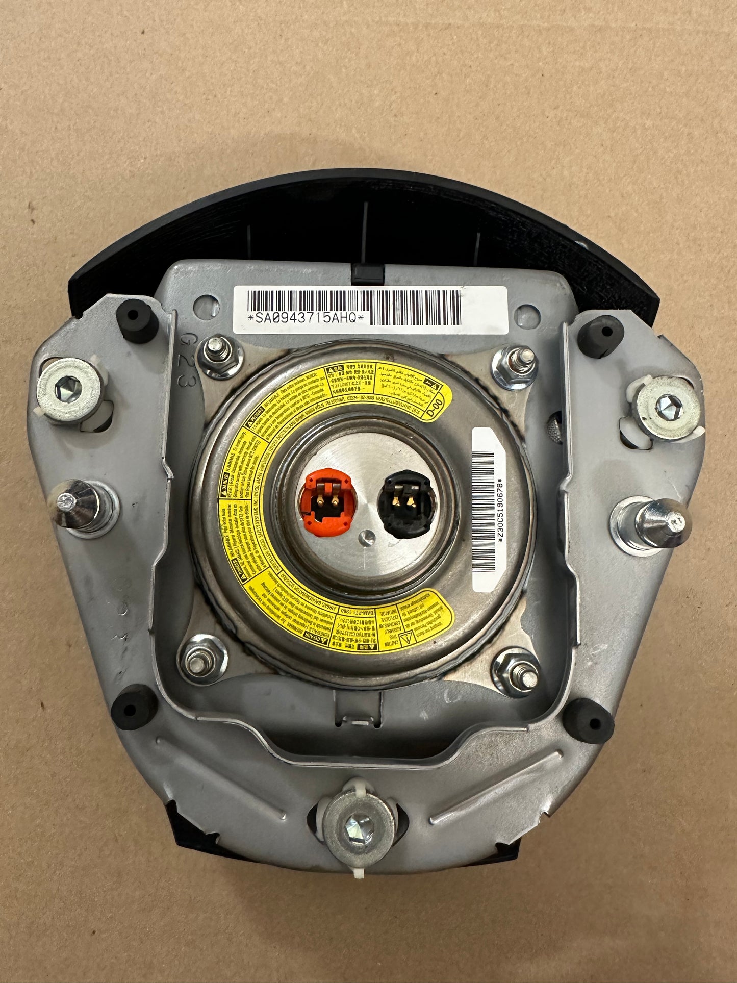 2011 2012 2013 2014 2015 2016 SCION TC Steering Wheel Airbag Used OEM Black