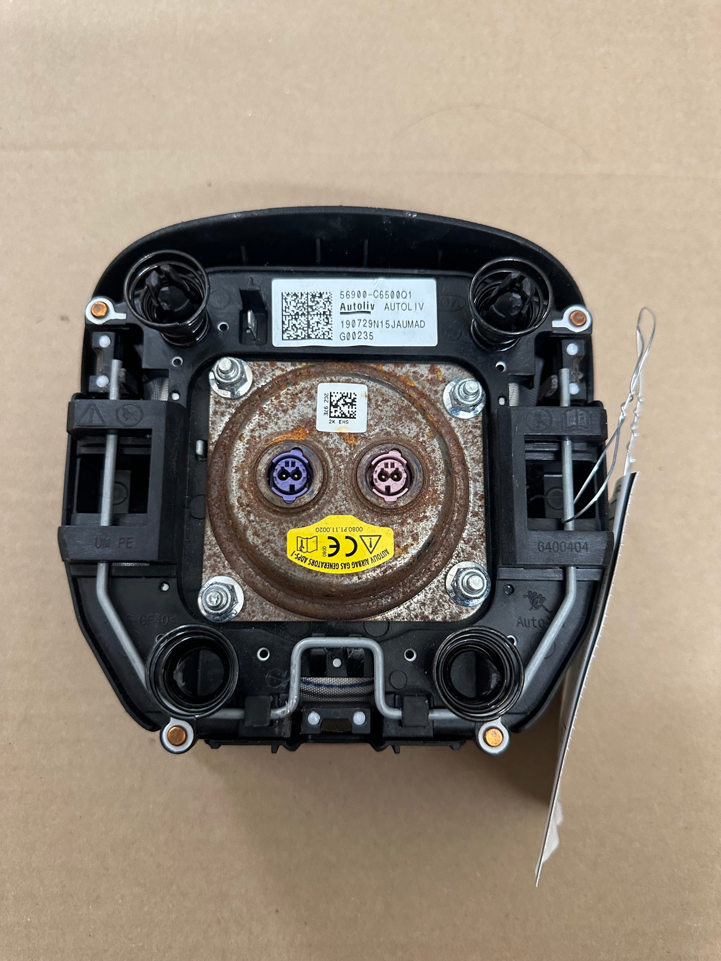 2019 2020 Kia Sorento Steering Wheel Airbag Used OEM Black