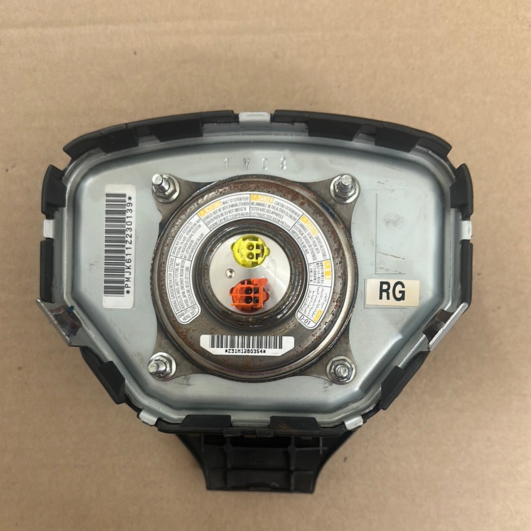 2007 2008 2009 2010 2011 2012 2013 2014 2015 Steering Wheel for Infiniti G35, G37, G25, EX35,Used OEM Black