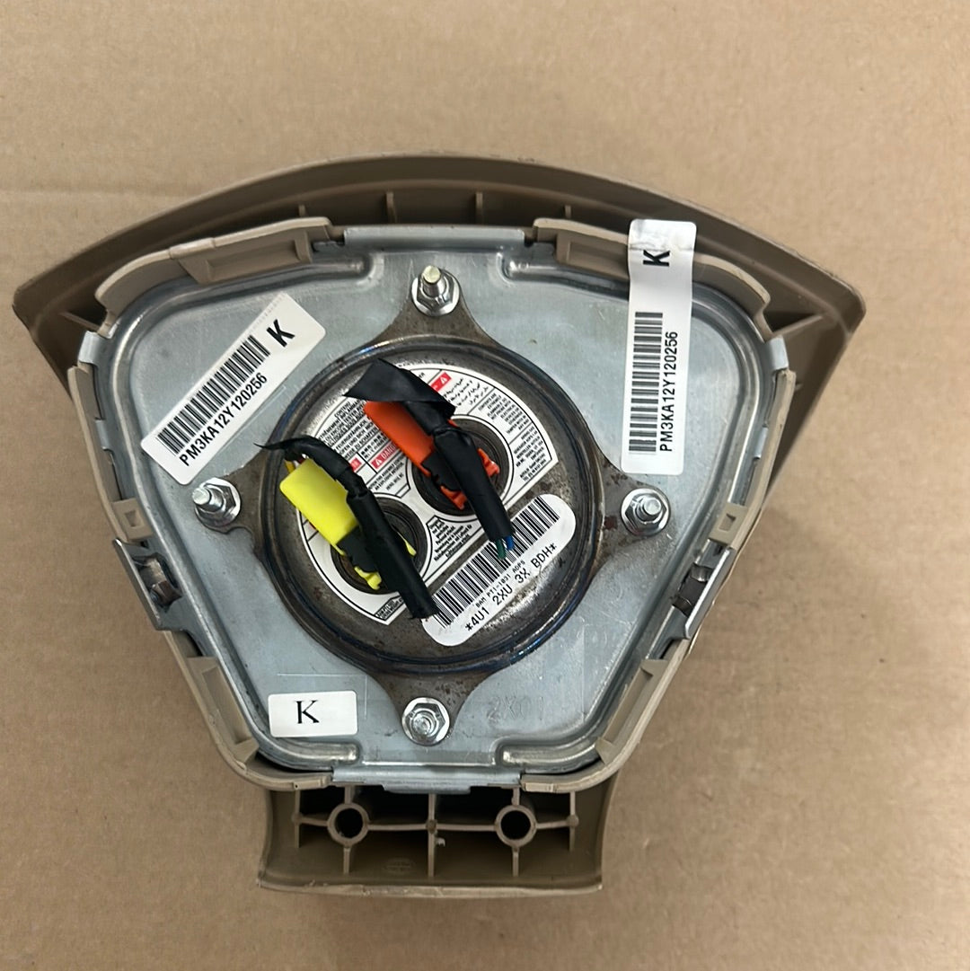 2013 2014 2015 2016 2017 2018 2019 2020 Nissan Pathfinder Steering Wheel Airbag Used OEM tan