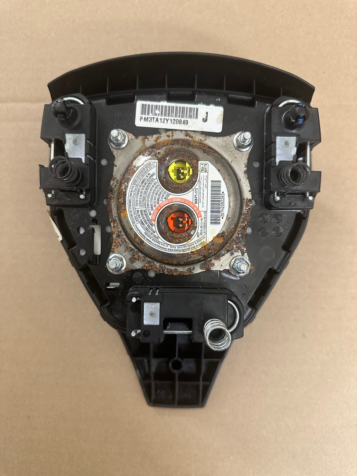 2013 2014 2015 2016 2017 Nissan Altima Driver Steering Wheel Airbag Used OEM with vin number invoice