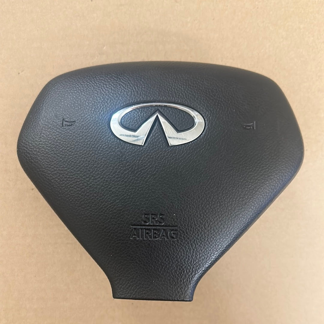 2007 2008 2009 2010 2011 2012 2013 2014 2015 Steering Wheel for Infiniti G35, G37, G25, EX35,Used OEM Black