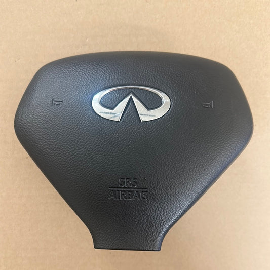 2007 2008 2009 2010 2011 2012 2013 2014 2015 Steering Wheel for Infiniti G35, G37, G25, EX35,Used OEM Black