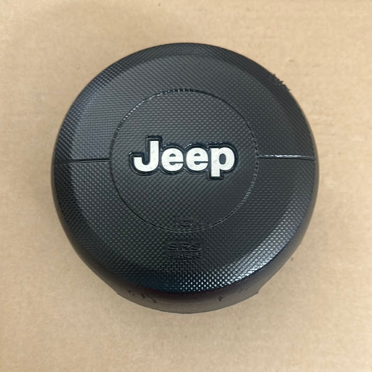 2007 2008 2009 2010 Jeep Wrangler Steering Wheel Airbag Used OEM Brown