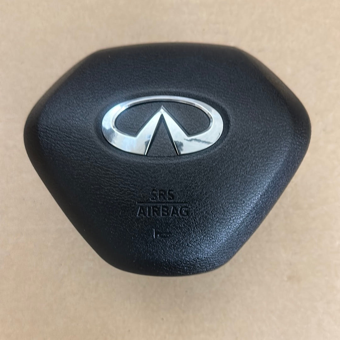 2019 2020 Infiniti QX50 Steering Wheel Airbag Used OEM Black