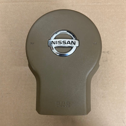 2012 2013 2014 2015 2016 2017 2018 2019 2020 2021 Nissan Frontier Steering Wheel Airbag Used OEM TAN