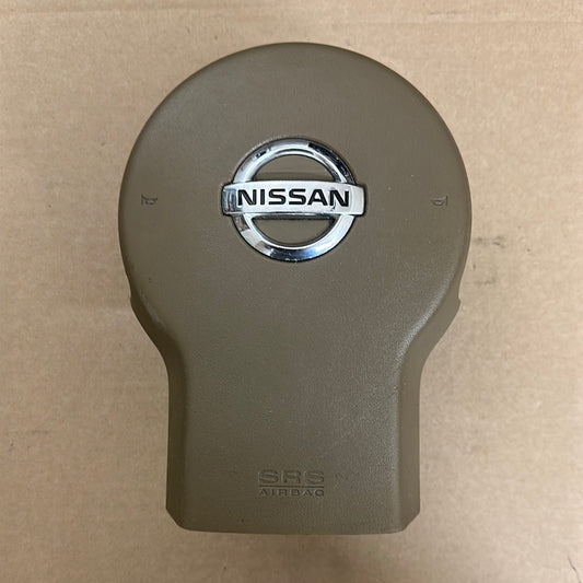 2012 2013 2014 2015 2016 2017 2018 2019 2020 2021 Nissan Frontier Steering Wheel Airbag Used OEM TAN