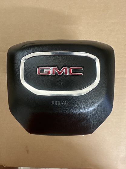 2019 2020 2021 2022 2023 2024 gmc sierra steering wheel airbag used oem black