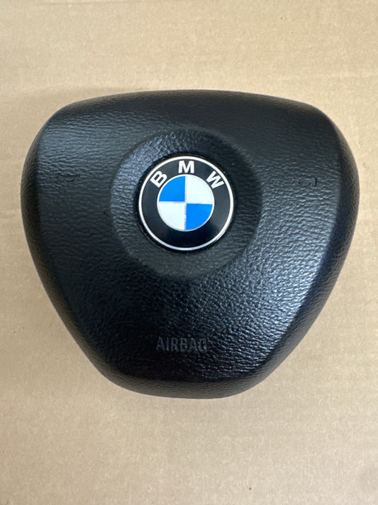 2014 2015 2016 bmw x5 steering wheel airbag used oem black