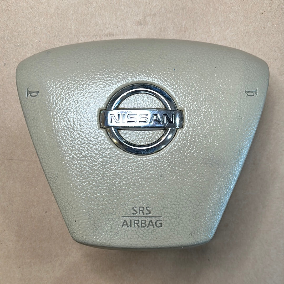 2009 2010 2011 2012 2013 2014 Nissan Murano Steering Wheel Airbag Used OEM TAN