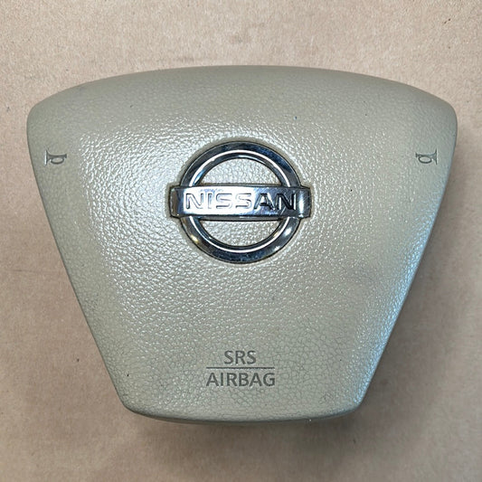 2015 2016 2017 Nissan Quest Steering Wheel Airbag Used OEM TAN