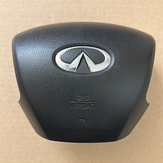 2014 2015 2016 Infiniti Q50 Steering Wheel Airbag Used OEM Black