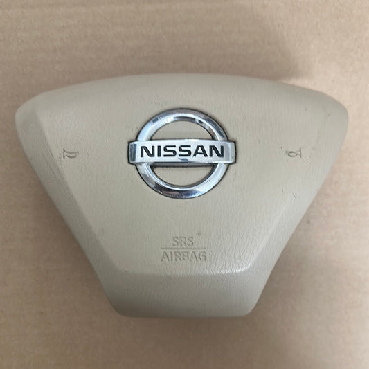 2015 2016 2017 2018 2019 2020 2021 2022 2023 Nissan Murano Steering Wheel Airbag Used OEM TAN