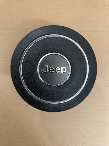 2011 2012 2013 2014 2015 2016 Jeep Wrangler Steering Wheel Airbag Used OEM Black