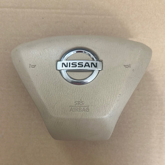 2013 2014 2015 2016 2017 2018 2019 2020 Nissan Pathfinder Steering Wheel Airbag Used OEM tan